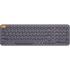 Baseus K01B Wireless Tri-Mode Keyboard (Bluetooth 5.0 & Wireless 2.4G) | Silent English Layout Keyboards - Grey